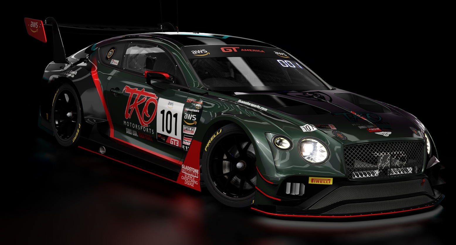ACF GT3 - Bentley Continental GT3 2018, skin TKO Motorsports 101