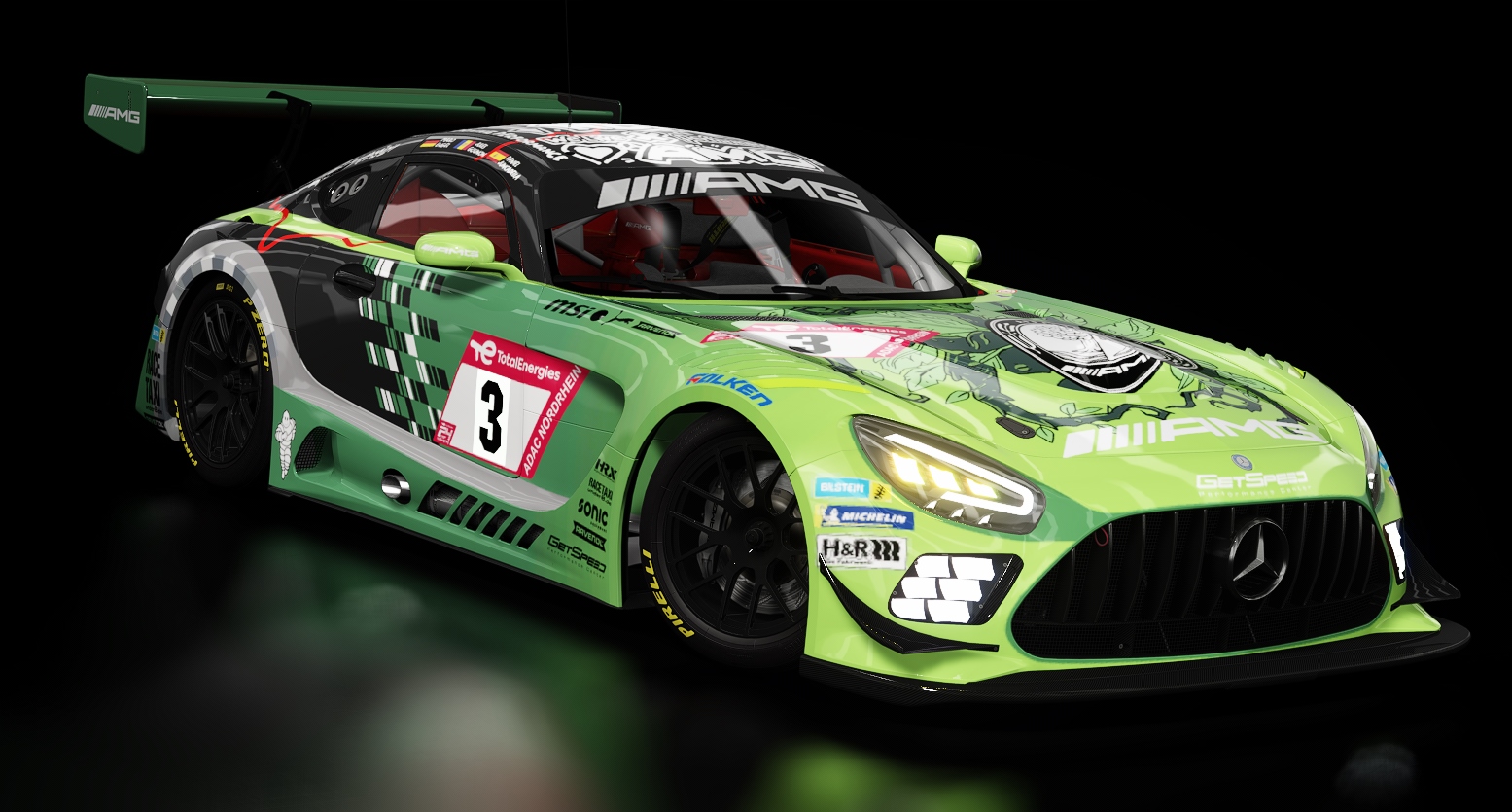 ACF GT3 - Mercedes-AMG GT3 EVO 2020, skin 2023 AMG GetSpeed 3