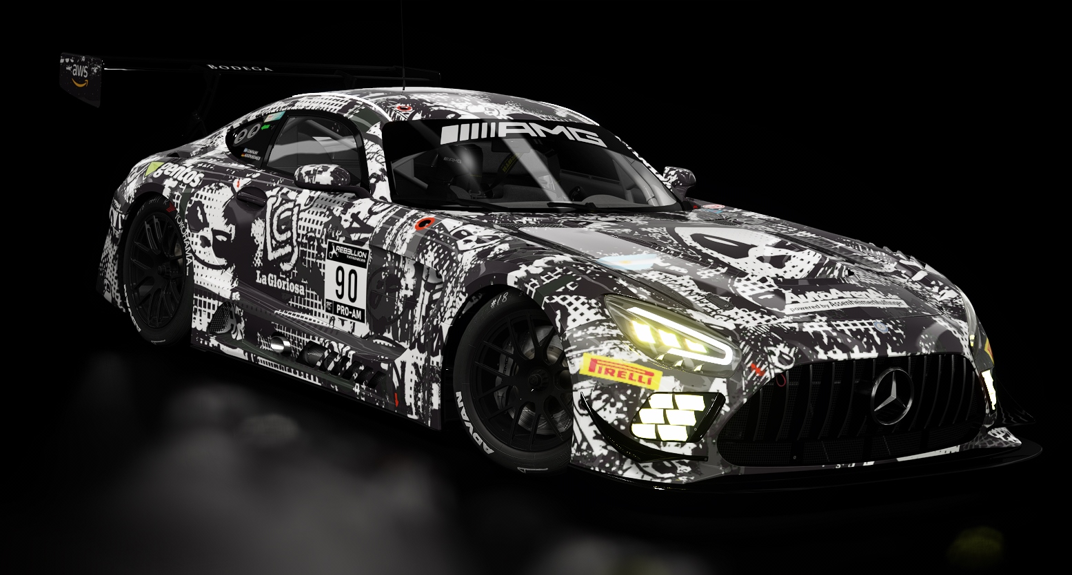 ACF GT3 - Mercedes-AMG GT3 EVO 2020, skin 90_MadPanda