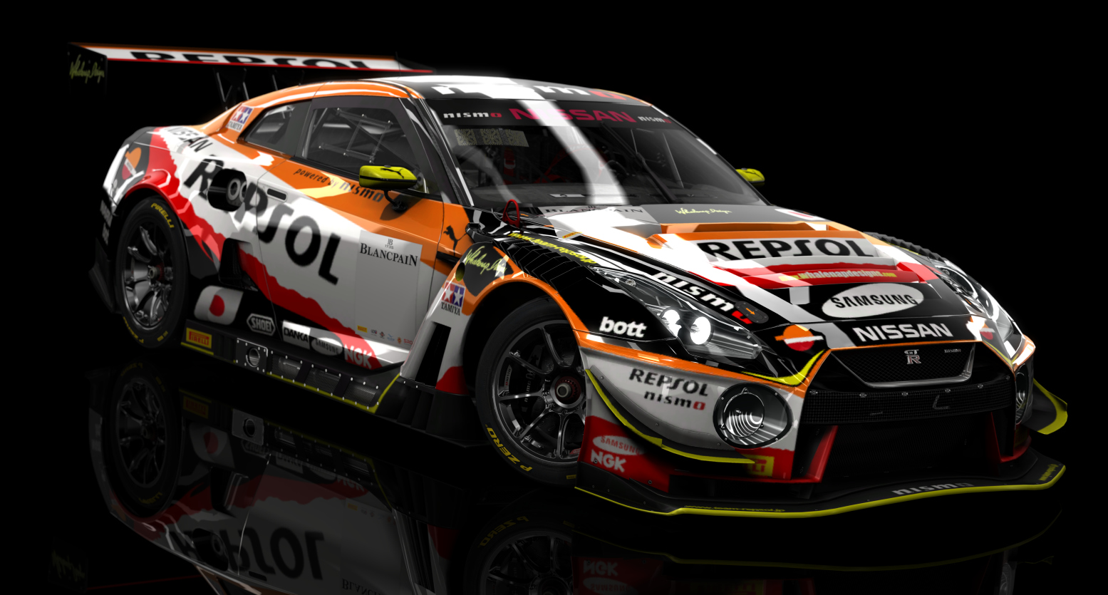 ACF GT3 - Nissan GT-R GT3 2018, skin TRJ Repsol
