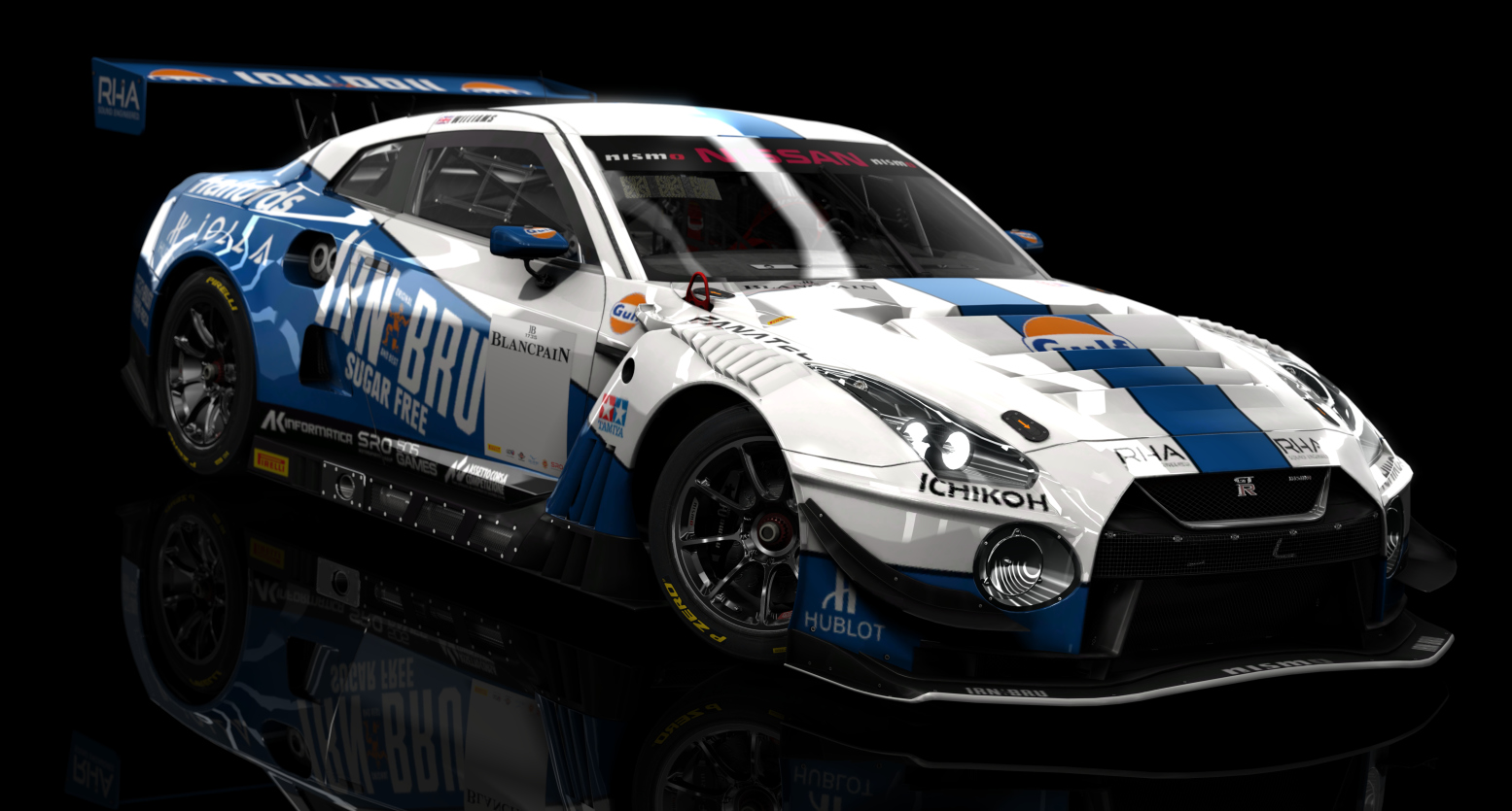 ACF GT3 - Nissan GT-R GT3 2018, skin Team Irn Bru