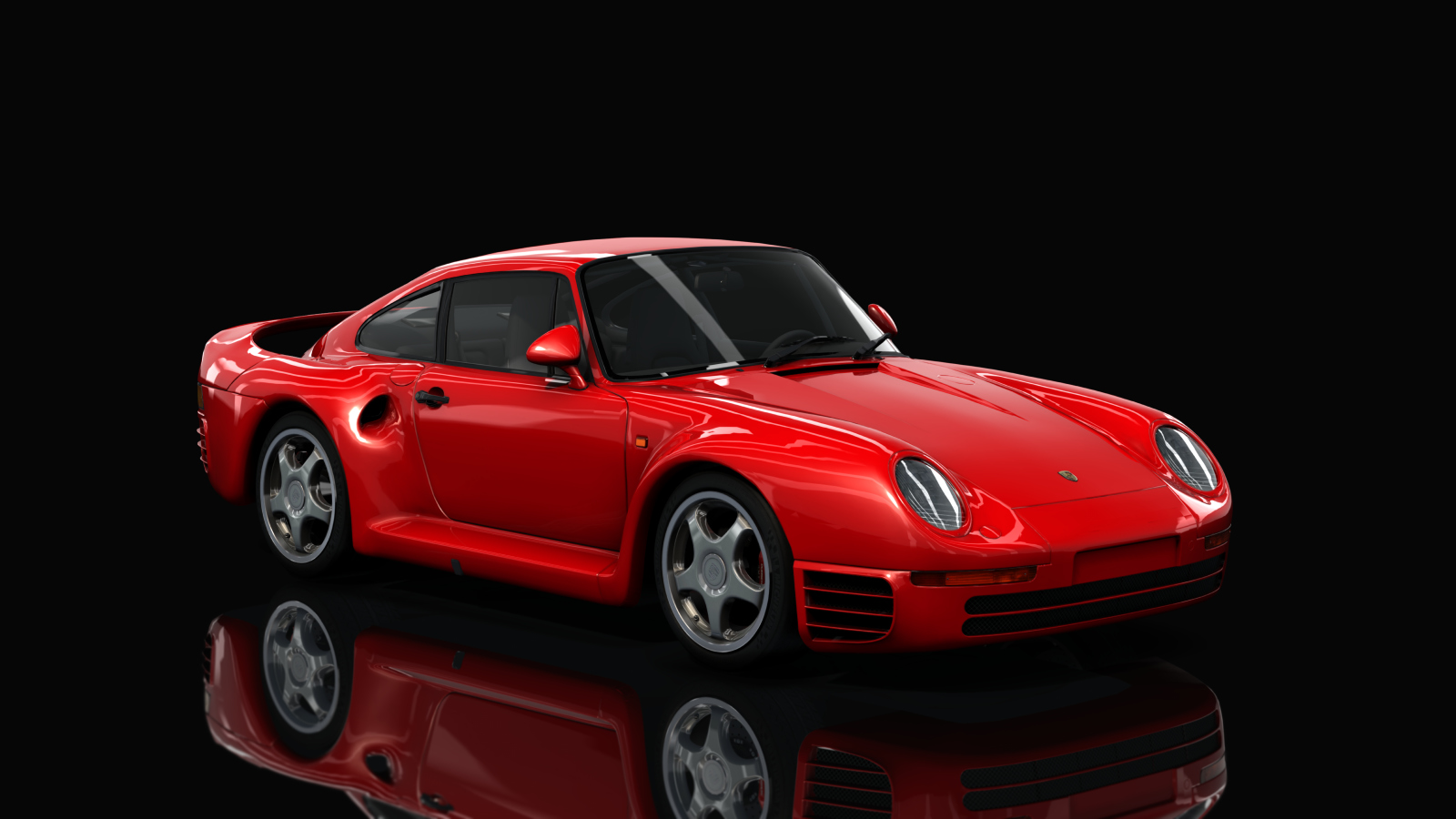 Porsche 959, skin Guards Red