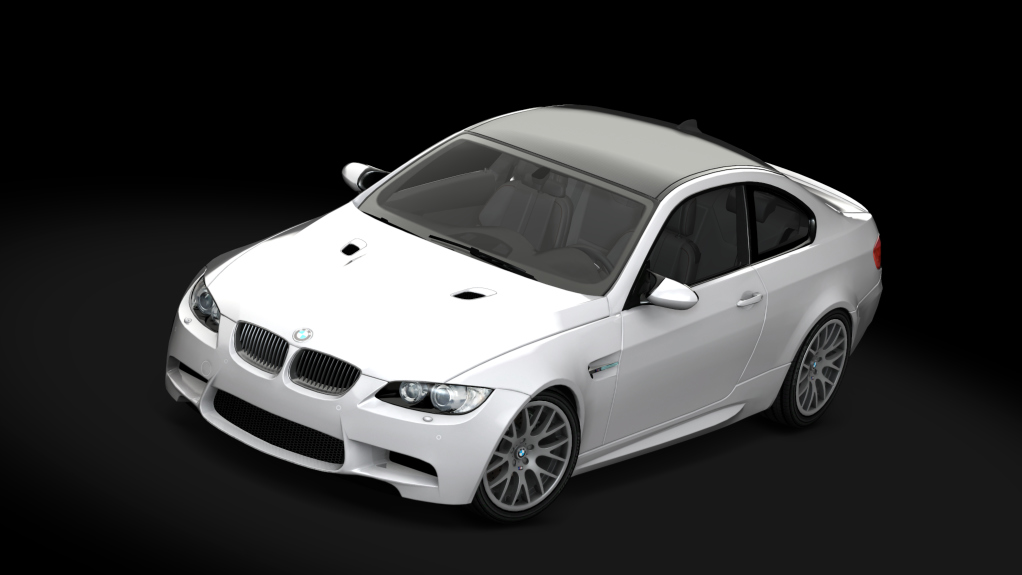 BMW M3 E92 - Tuned, skin Brilliant_White