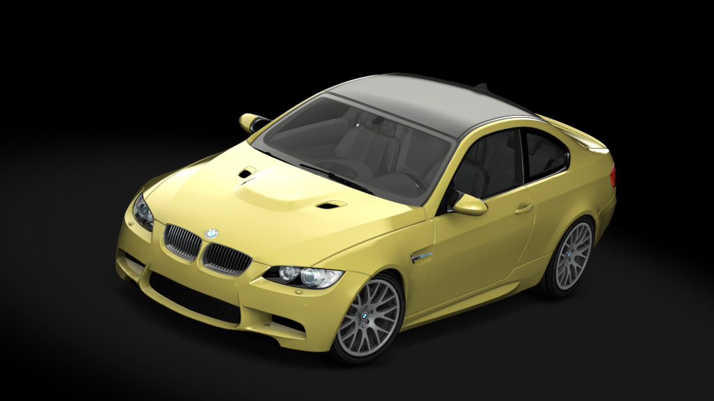 BMW M3 E92 - Tuned, skin Dakar_Yellow