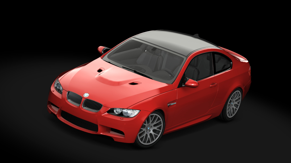 BMW M3 E92 - Tuned, skin Hellrot