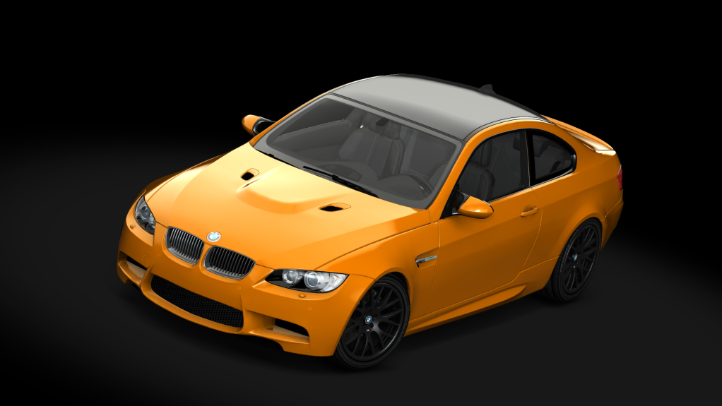 BMW M3 E92 - Tuned, skin Orange