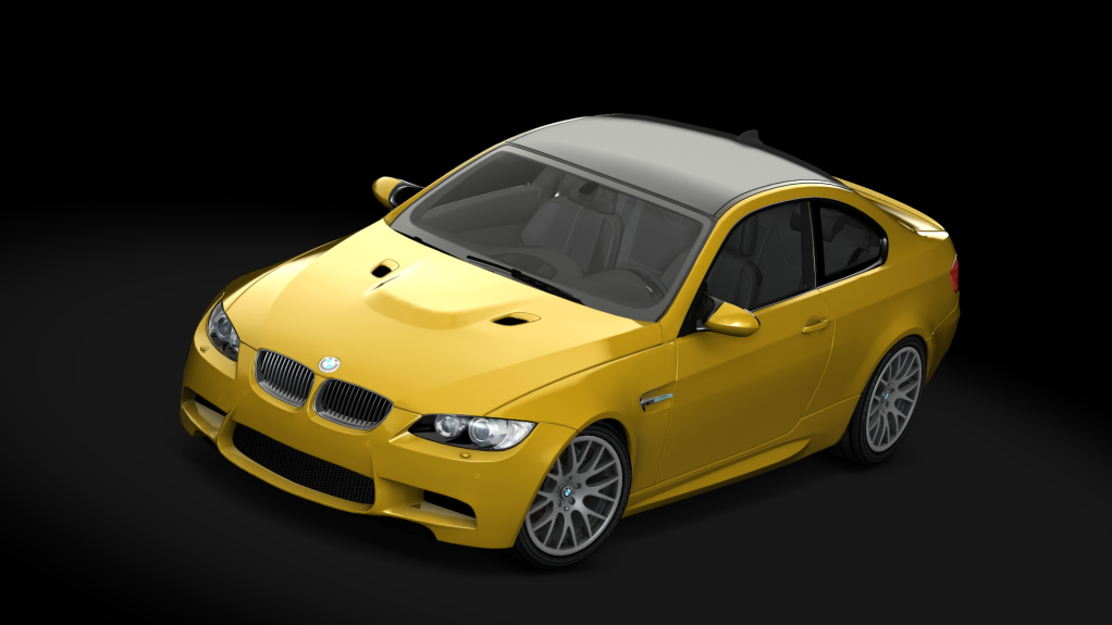 BMW M3 E92 - Tuned, skin Phoenix_Yellow