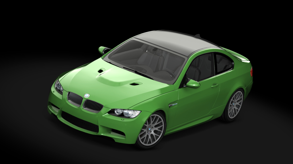 BMW M3 E92 - Tuned, skin Power_Green