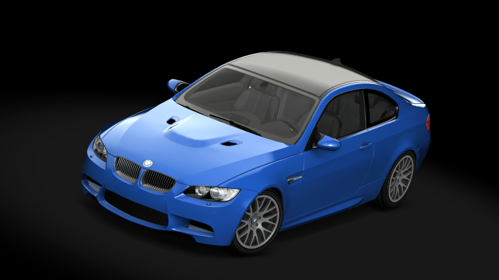 BMW M3 E92 - Tuned, skin Santorini_Blue