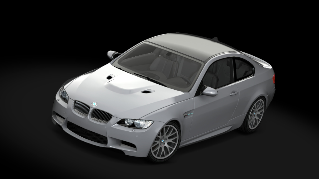 BMW M3 E92 - Tuned, skin Titanium_Silver