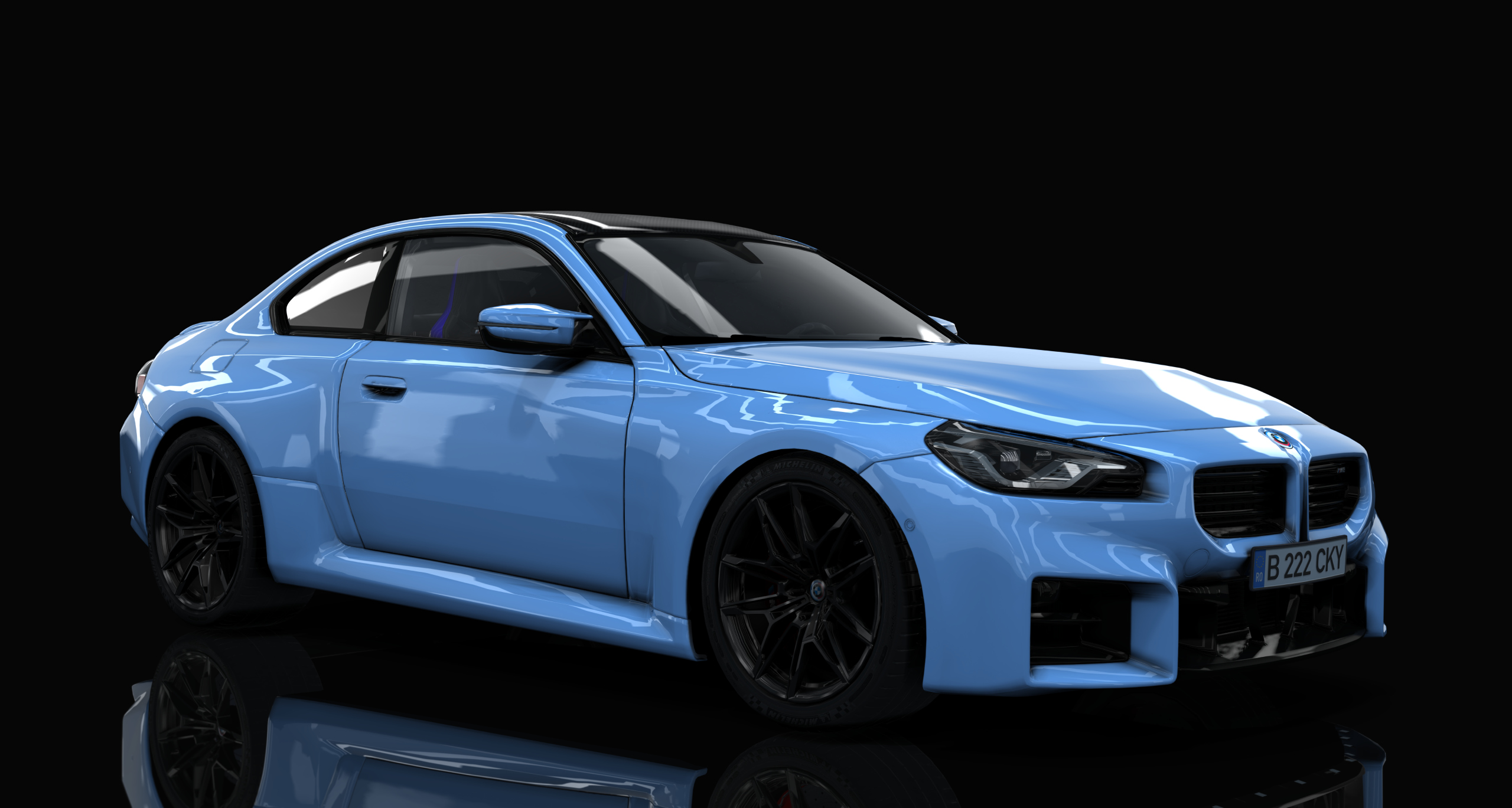BMW M2 (G87), skin Zandvoort Blue