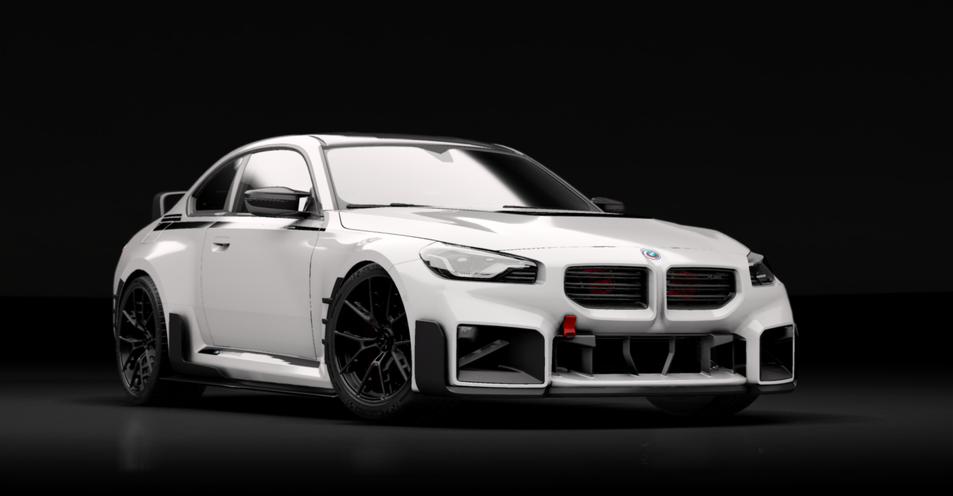BMW M2 (G87) 2023 M Performance //635 Racing, skin Alpine White