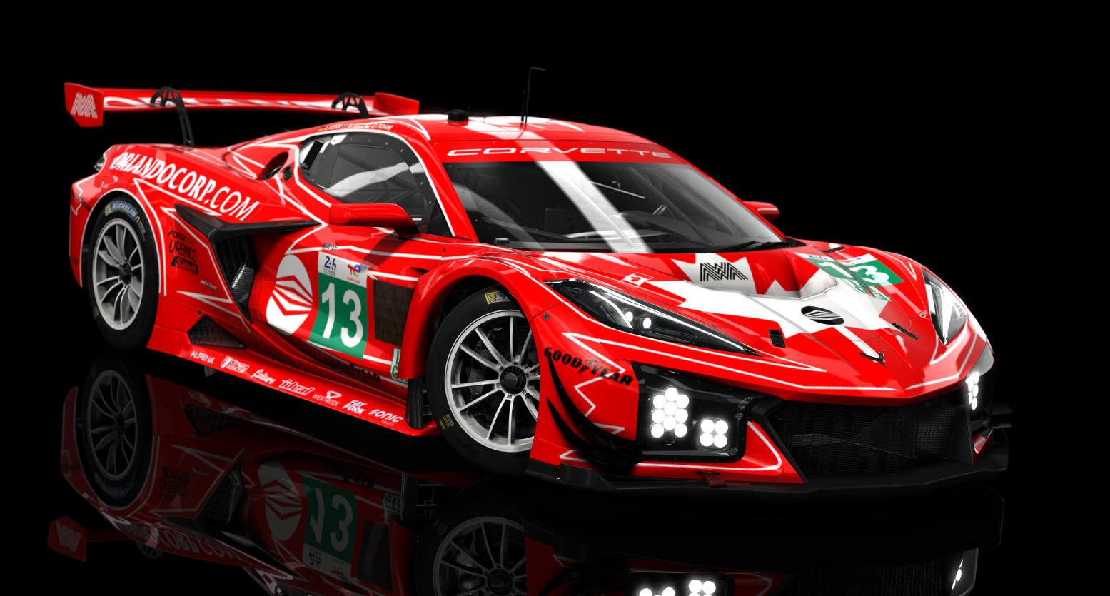 ACF GT3 - Chevrolet Corvette Z06 GT3R 2024, skin LM 2025 - AWA 13