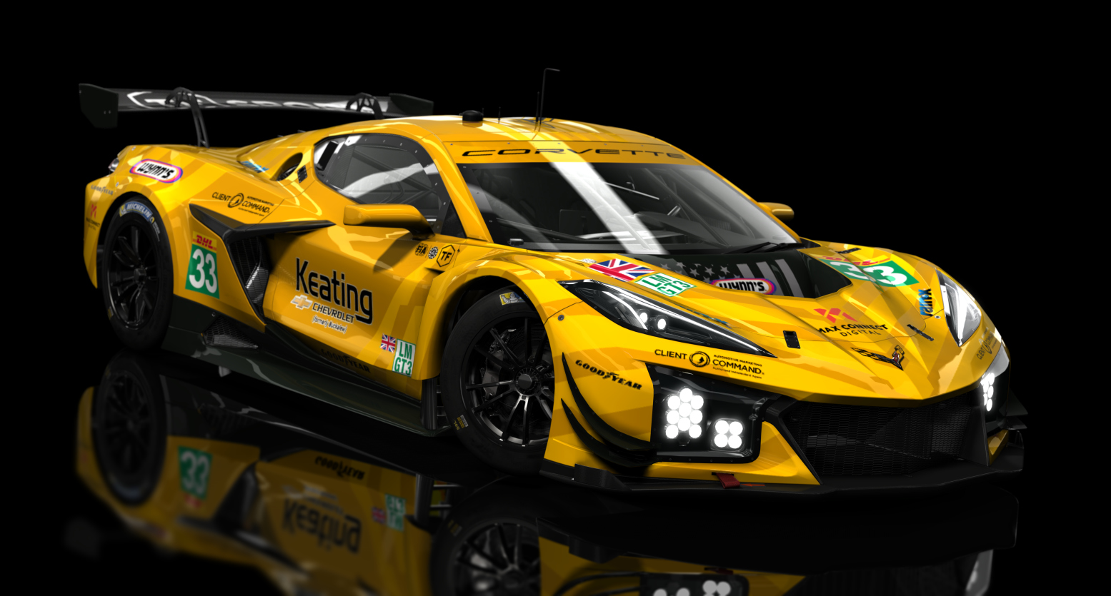 ACF GT3 - Chevrolet Corvette Z06 GT3R 2024, skin WEC 2025 - TF Sport 33