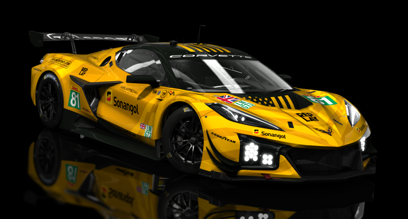 ACF GT3 - Chevrolet Corvette Z06 GT3R 2024, skin WEC 2025 - TF Sport 81