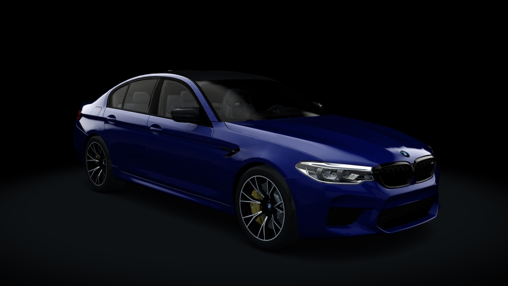 BMW M5 F90 COMPETITON v1.1, skin marina bay blue