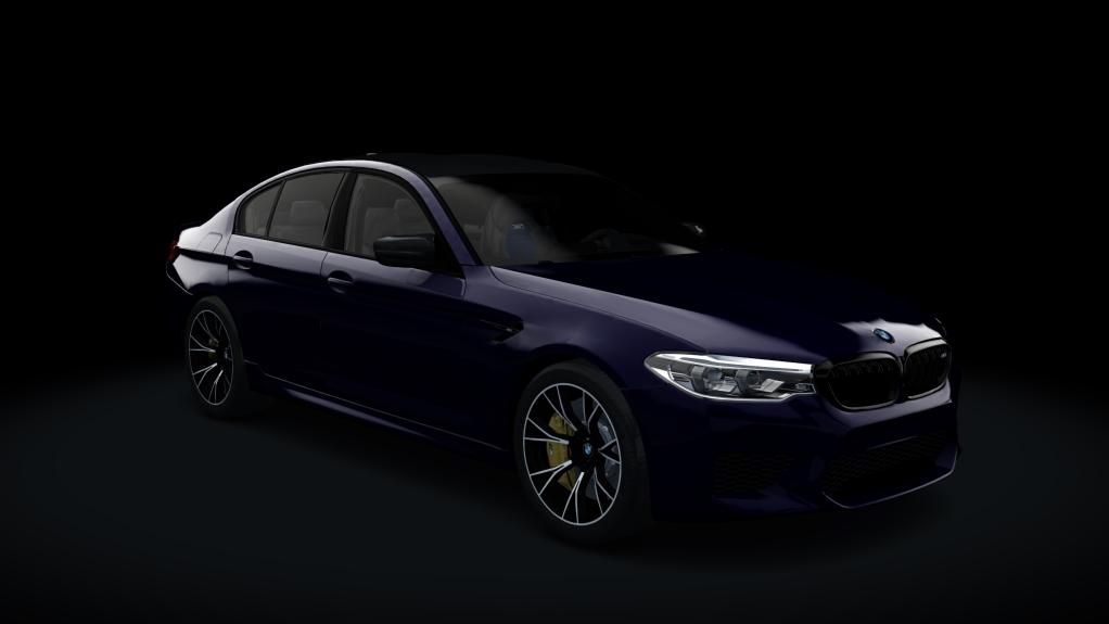 BMW M5 F90 COMPETITON v1.1, skin new blue