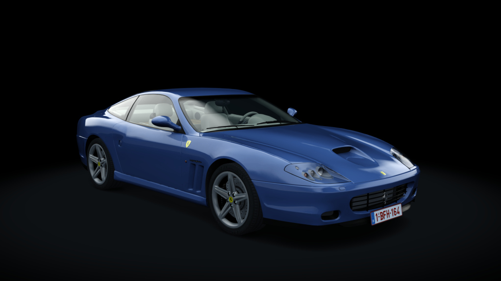 Ferrari 575 Maranello H Shift, skin azzurro_california_crema_2
