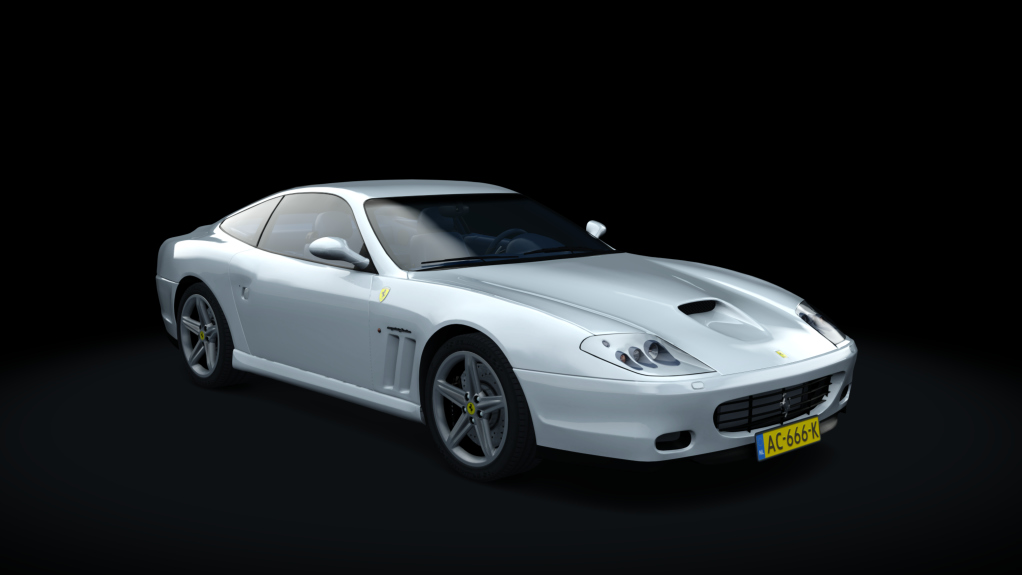 Ferrari 575 Maranello H Shift, skin bianco avus_blu_2