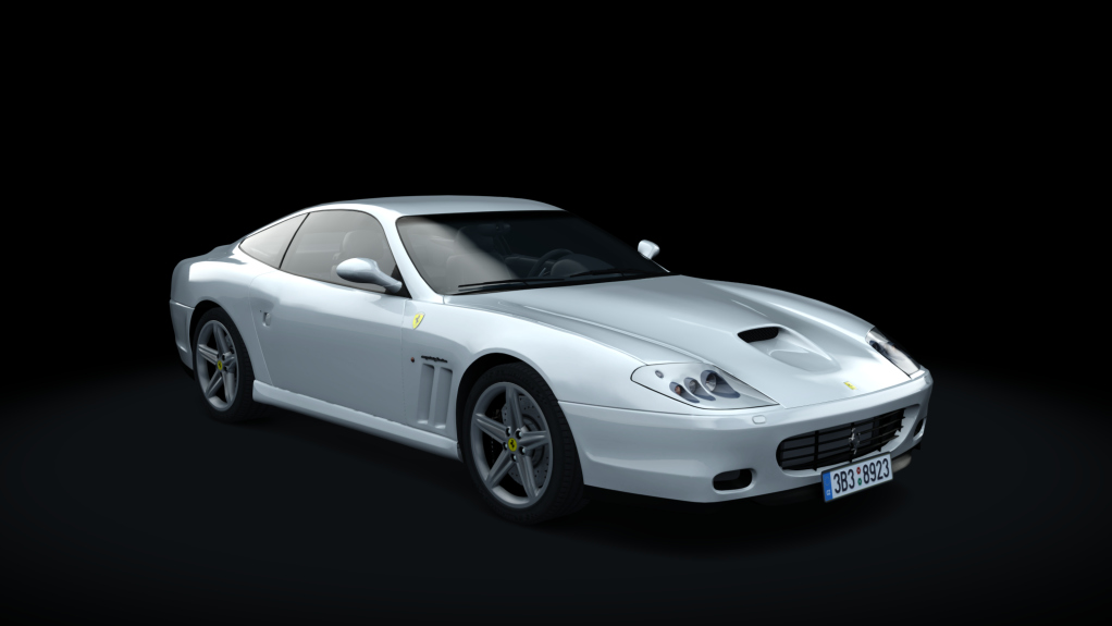Ferrari 575 Maranello H Shift, skin bianco_avus_nero