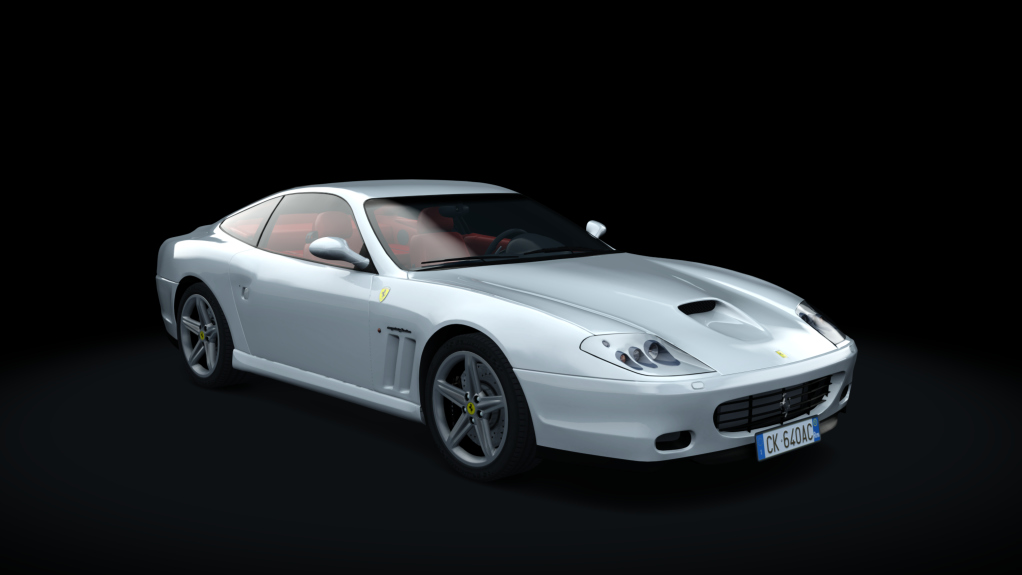 Ferrari 575 Maranello H Shift, skin bianco_avus_rosso