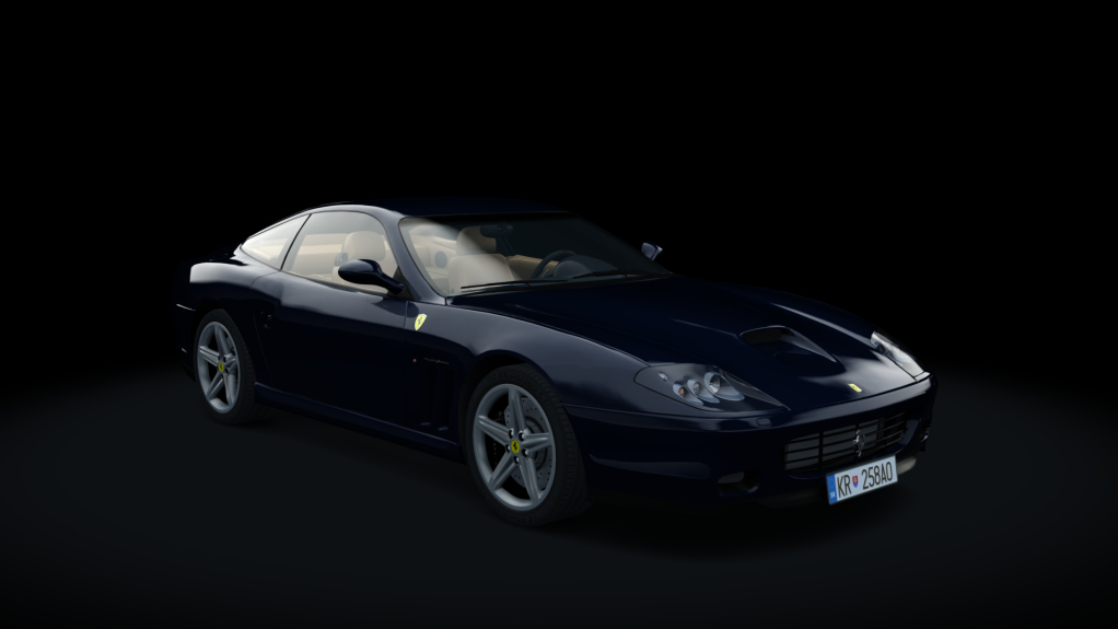 Ferrari 575 Maranello H Shift, skin blu_pozzi_beige