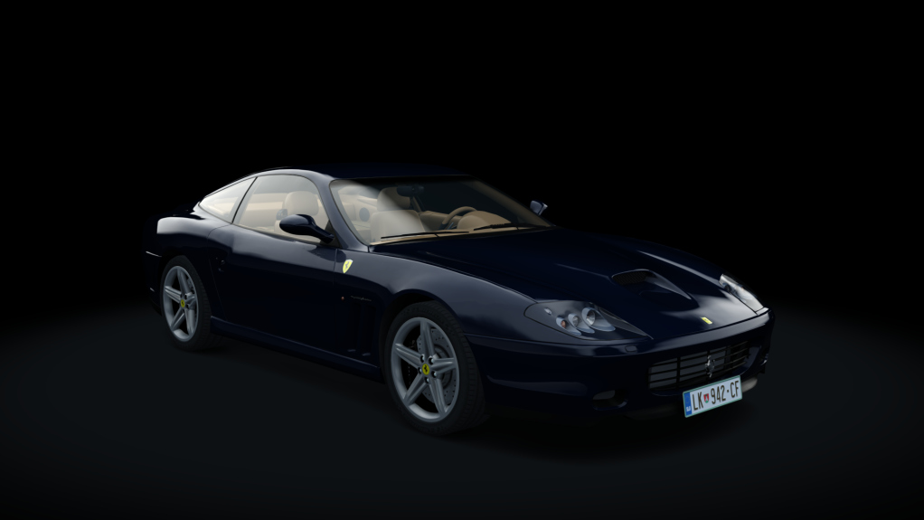 Ferrari 575 Maranello H Shift, skin blu_pozzi_beige_2