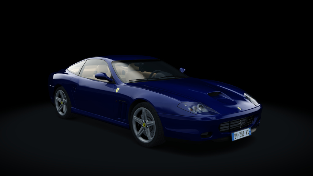 Ferrari 575 Maranello H Shift, skin blue_tour_beige