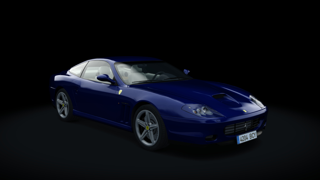 Ferrari 575 Maranello H Shift, skin blue_tour_crema