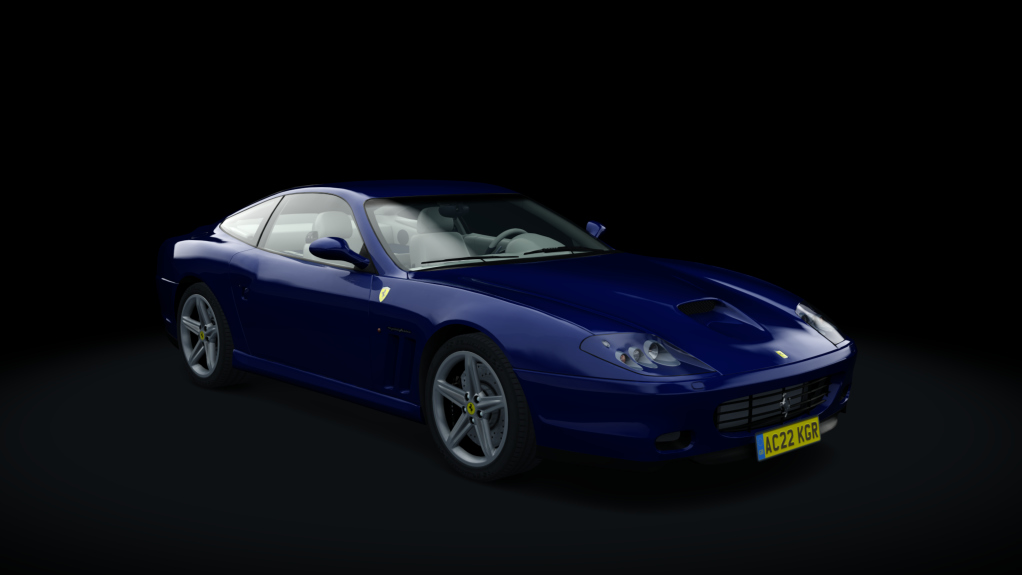 Ferrari 575 Maranello H Shift, skin blue_tour_crema_2