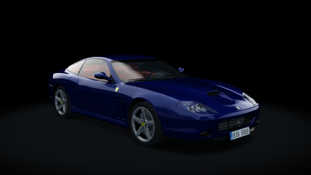 Ferrari 575 Maranello H Shift, skin blue_tour_rosso