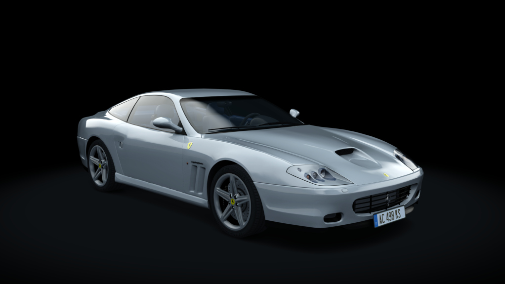 Ferrari 575 Maranello H Shift, skin grigio_nurburgring_blu