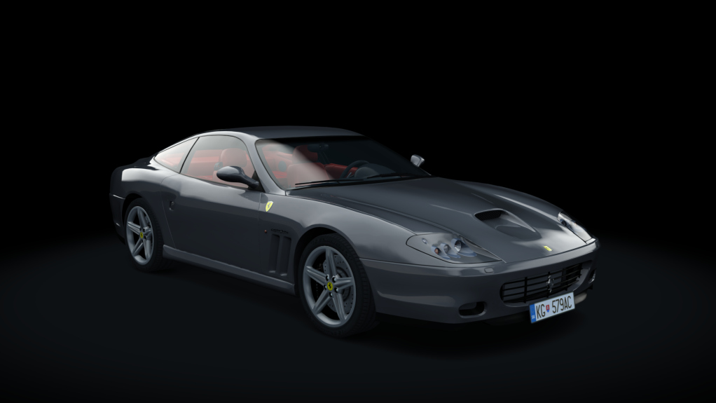 Ferrari 575 Maranello H Shift, skin grigio_scuro_rosso