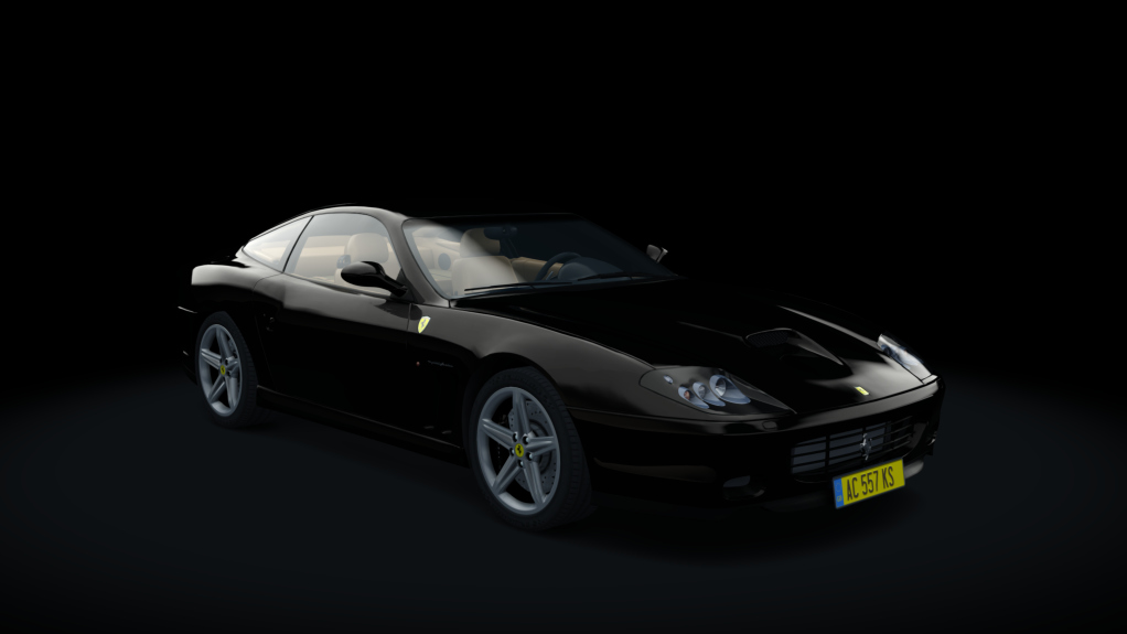 Ferrari 575 Maranello H Shift, skin nero_beige