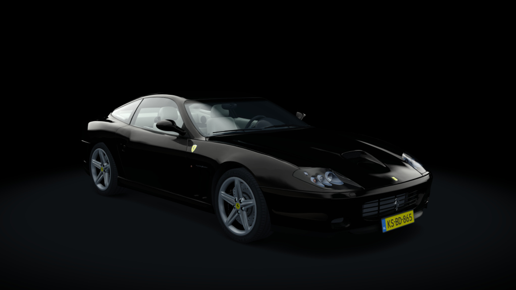 Ferrari 575 Maranello H Shift, skin nero_crema