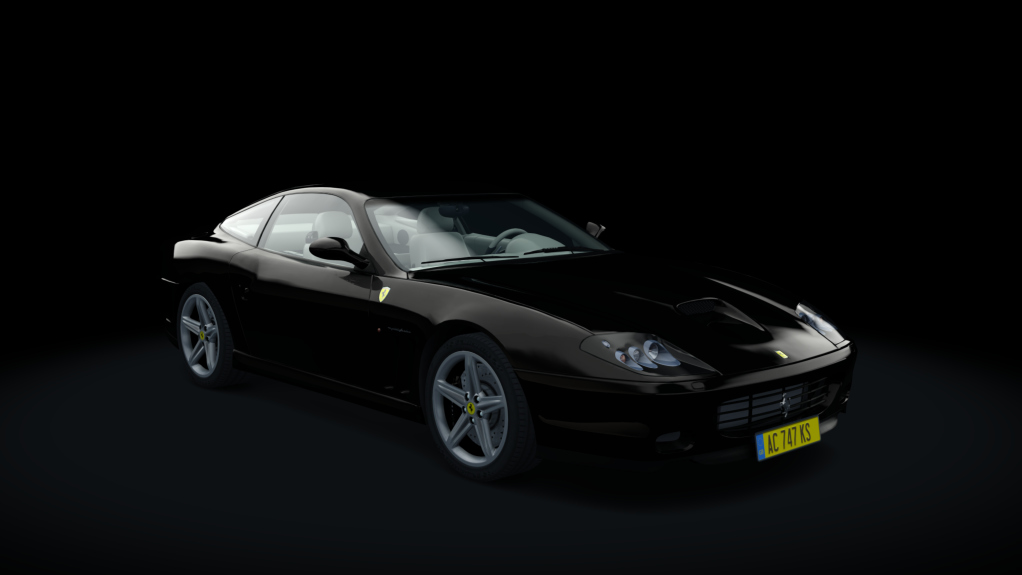 Ferrari 575 Maranello H Shift, skin nero_crema_2