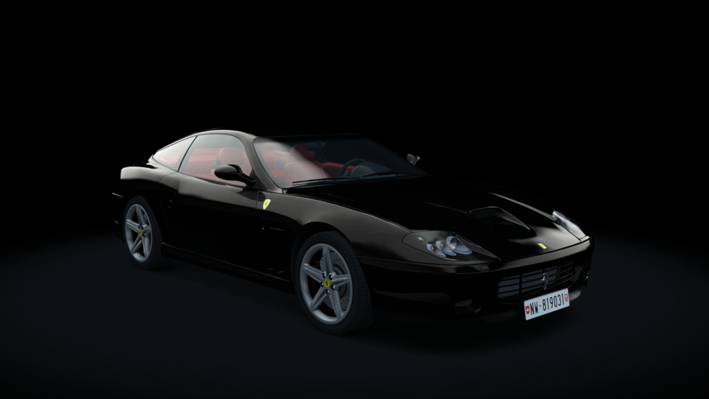 Ferrari 575 Maranello H Shift, skin nero_rosso