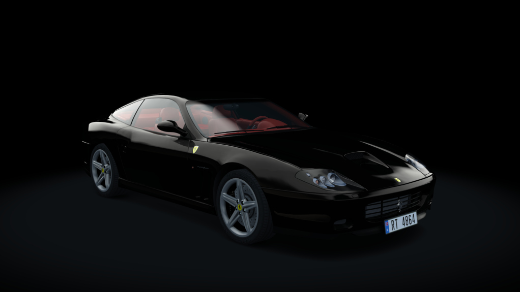 Ferrari 575 Maranello H Shift, skin nero_rosso_2