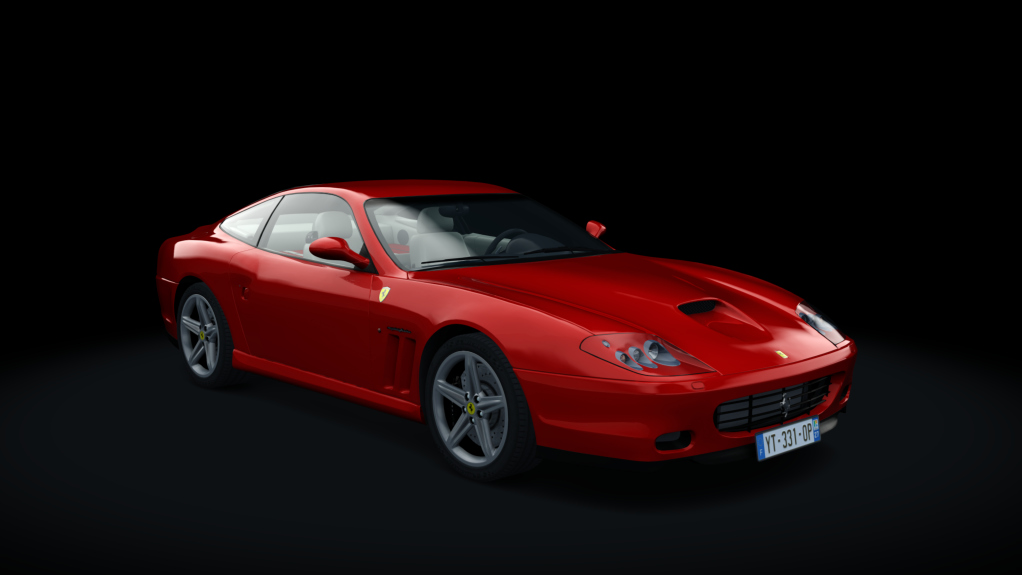 Ferrari 575 Maranello H Shift, skin rosso_corsa_crema