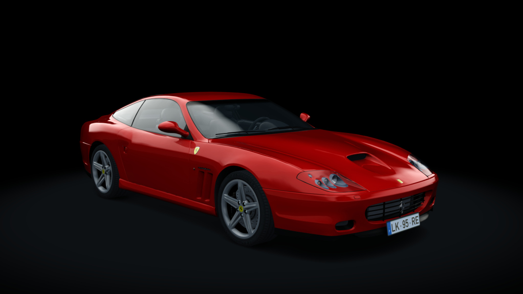 Ferrari 575 Maranello H Shift, skin rosso_corsa_nero