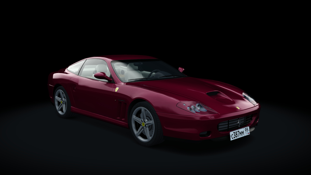 Ferrari 575 Maranello H Shift, skin rosso_fiorano_crema