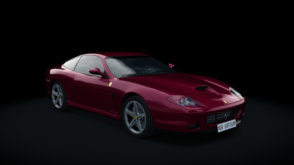 Ferrari 575 Maranello H Shift, skin rosso_fiorano_nero