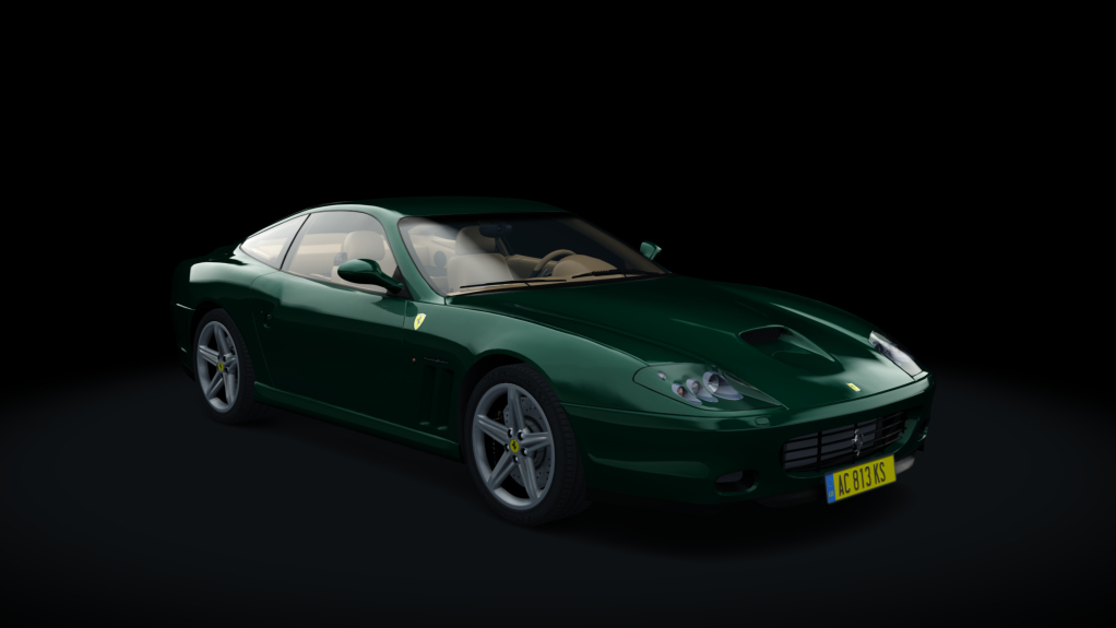 Ferrari 575 Maranello H Shift, skin verde_beige_2