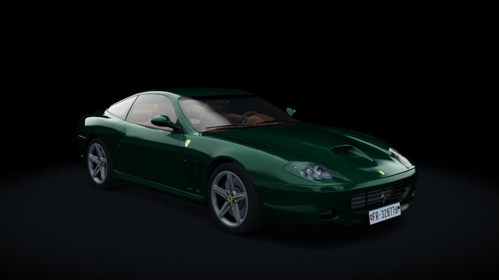 Ferrari 575 Maranello H Shift, skin verde_tabacco_2