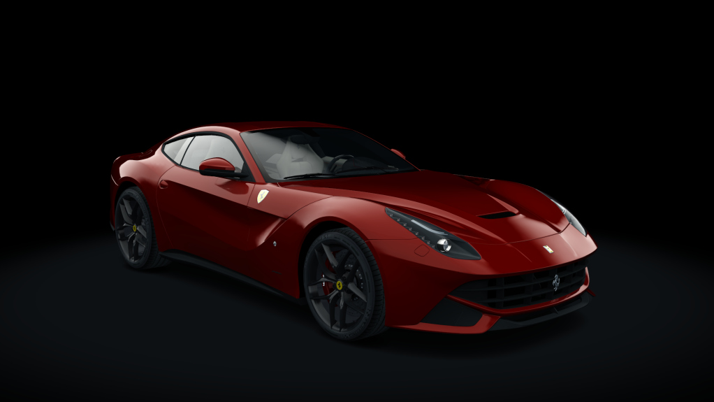 Ferrari F12 Berlinetta, skin 00_rosso_corsa_black
