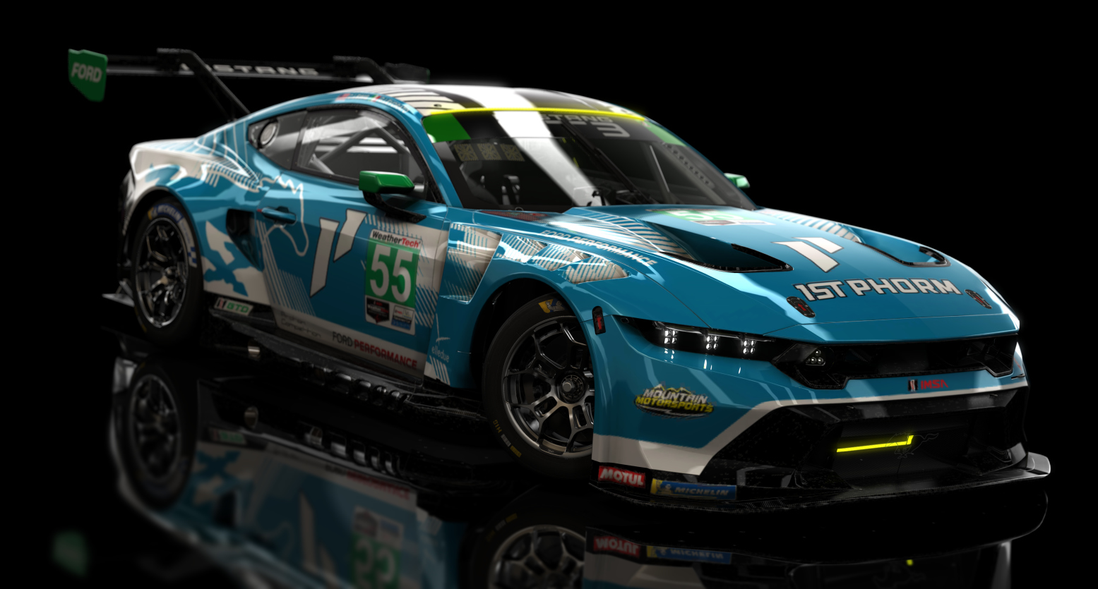 ACF GT3 - Ford Mustang GT3 2024, skin 2024_IMSA_Proton_55