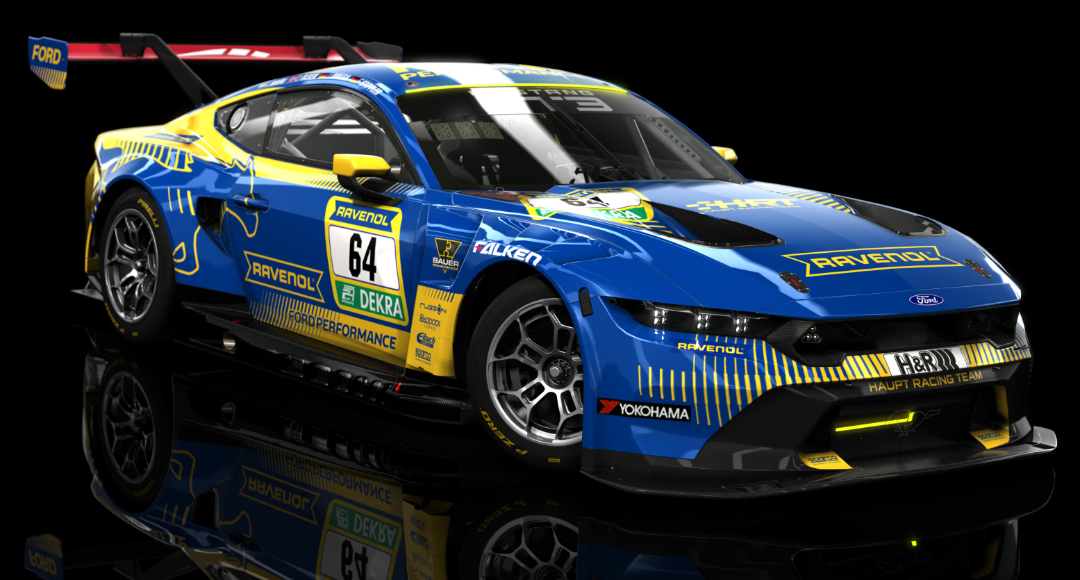 ACF GT3 - Ford Mustang GT3 2024, skin 2025 N24 64 HRT Performance