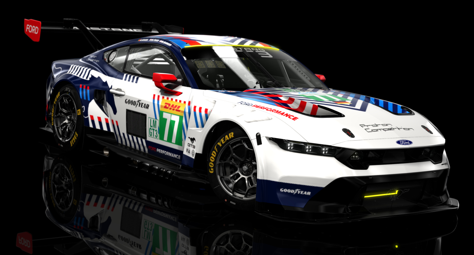 ACF GT3 - Ford Mustang GT3 2024, skin 2025 WEC 77 Proton Competition