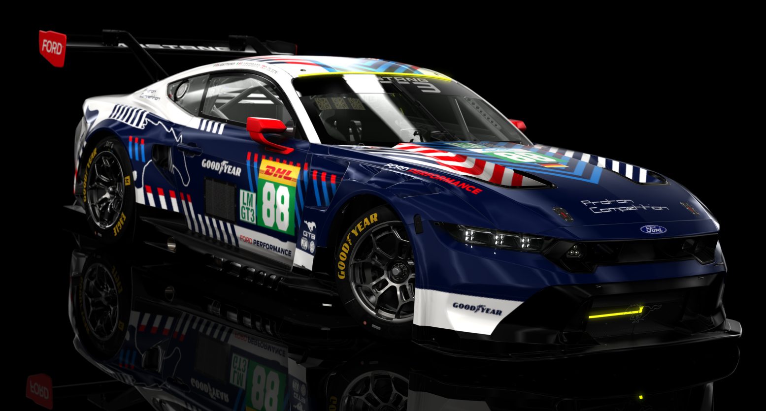 ACF GT3 - Ford Mustang GT3 2024, skin 2025 WEC 88 Proton Competition