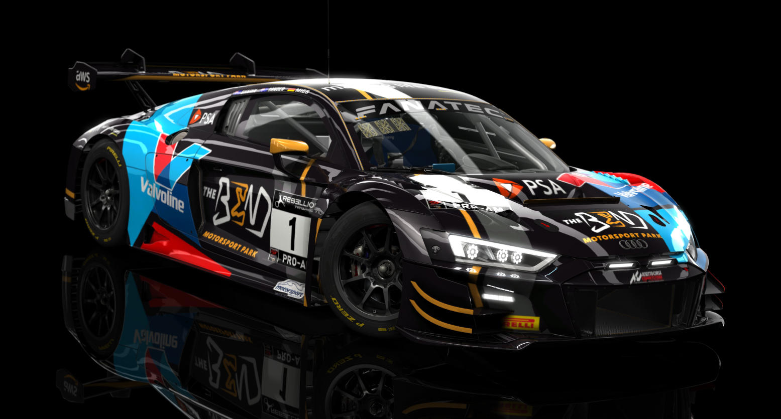 ACF GT3 - Audi R8 LMS EVO II 2021, skin 2022 GTWCAU The Bend